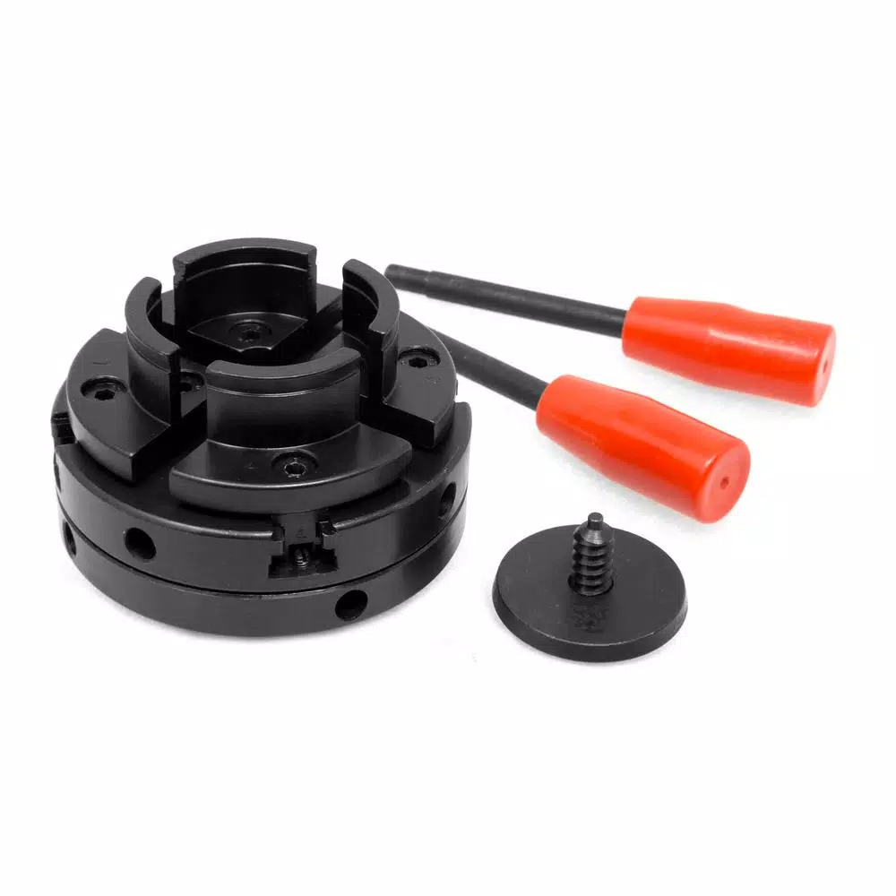WEN 4 in. 4-Jaw Self-Centering Lathe Chuck Set with 1 in. x 8 TPI Thread
