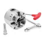 WEN 2.75 in. 4-Jaw Self-Centering Keyed Lathe Chuck Set with 1 in. x 8 TPI Thread thumbnail 3
