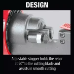 Makita 18V LXT Cordless Rebar Cutter Kit with 5.0Ah Battery and Charger thumbnail 11