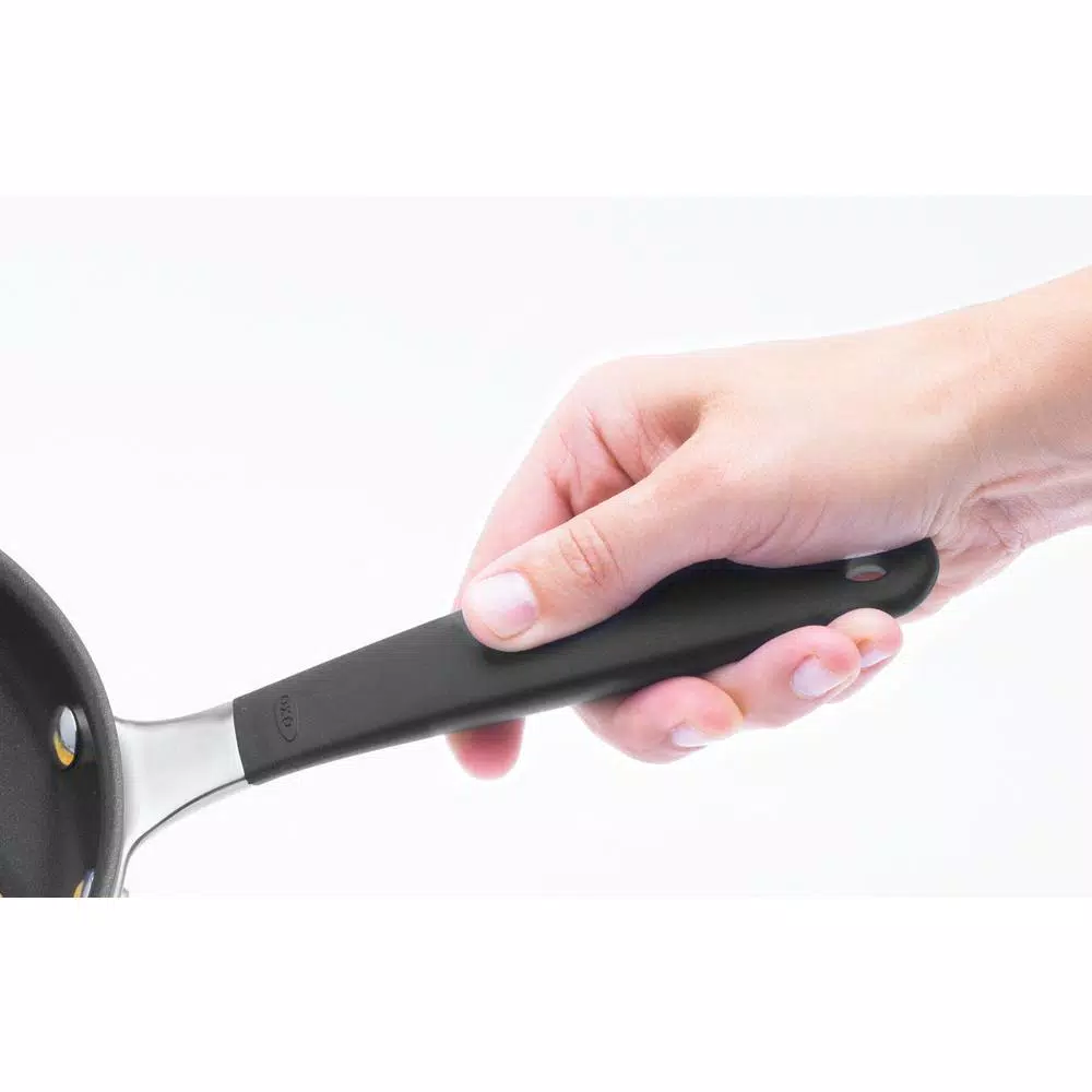 OXO Good Grips 12 in. Hard-Anodized Aluminum Ceramic Nonstick Frying Pan, Black