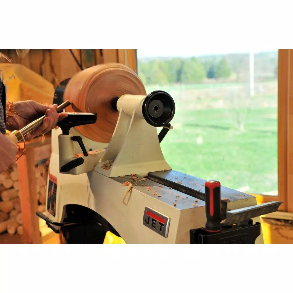 Jet JWL-1221VS 12 in. x 21 in. Wood Lathe, 1 HP Variable Speed, 115-Volt