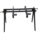 Steel Core 96 in. Folding Miter Saw Work Stand with Quick Mounts thumbnail 2