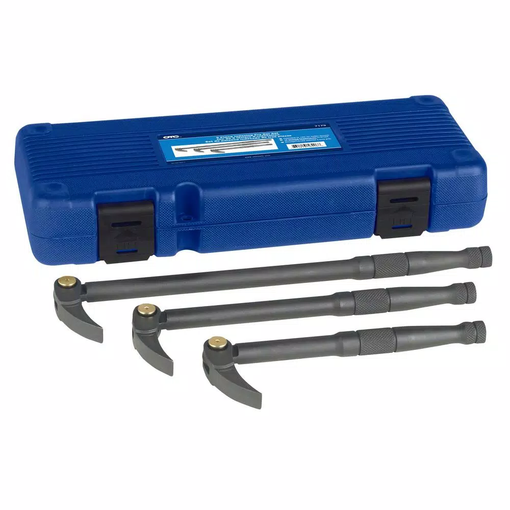 Bosch 3-Piece Indexing Pry Bar Set, 10 in., 12 in., and 15 in. Steel Hand Tools