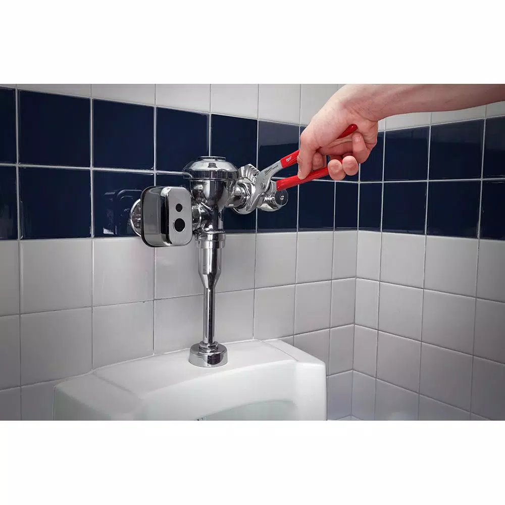 Milwaukee 10 in. Smooth Jaw Pliers with Dipped Grip