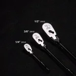 Capri Tools 3-Piece Low Profile Flex-Head 72-Tooth Ratchet Set (1/4 in., 3/8 in., 1/2 in. Drive) thumbnail 6