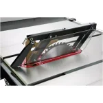 Shop Fox 10 in. 3 HP Cabinet Table Saw with Cast-Iron Table and Long Rails thumbnail 4