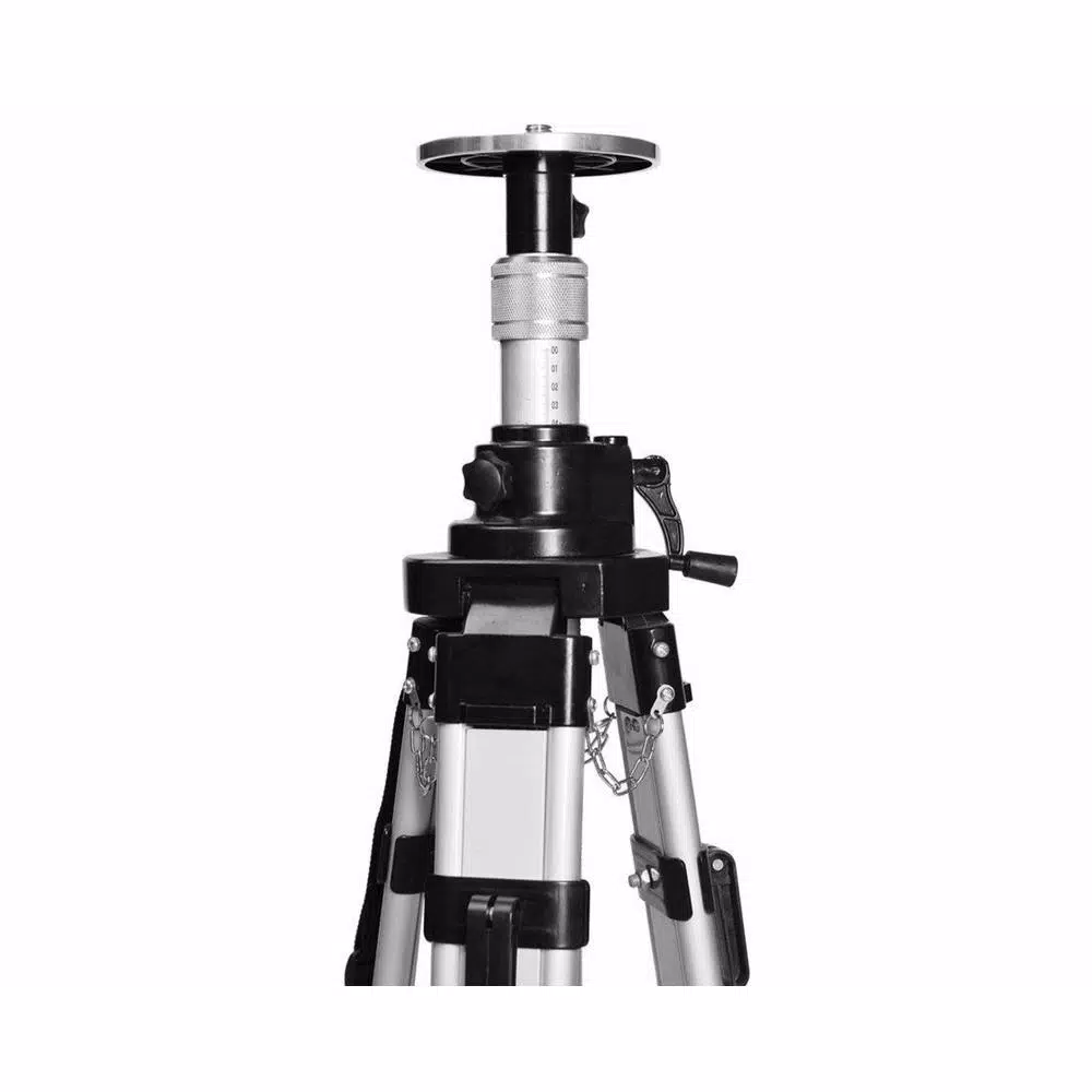 AdirPro Heavy-Duty Aluminum Elevating Construction Tripod for Lasers and GPS