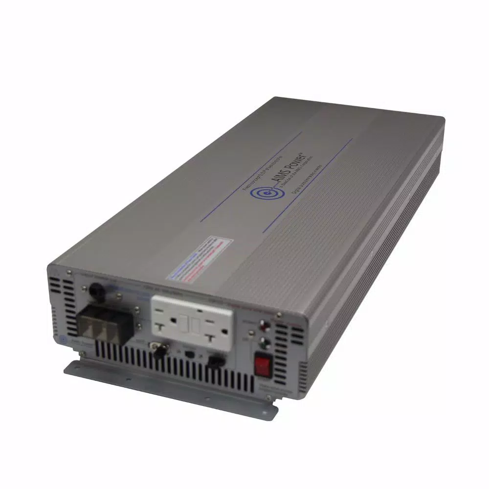 AIMS POWER AIMS 3000-Watt Pure Sine Wave Industrial Grade Inverter, 24V DC to 120V AC