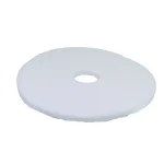 Quickie 17 in. Light Duty Floor Polishing Pad, White thumbnail 2