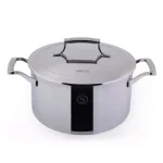 Saveur Selects Voyage 6 qt. Tri-Ply Stainless Steel Stock Pot with Lid thumbnail 1