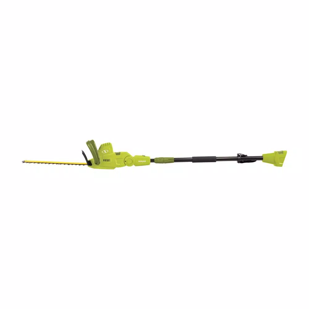 Sun Joe SJH904E 2-in-1 Convertible Electric Pole Hedge Trimmer, 19 in. Blades, 4.5 Amp