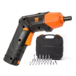 WEN 4V Max Lithium Ion Cordless Electric Screwdriver and Flashlight Kit with 40+ Accessories and Carrying Case thumbnail 1
