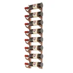 DI PRIMA USA Eagle Edition 8-Bottle Wall Mounted Wine Rack, Solid Steel, Made in Italy thumbnail 1