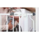 Regalo Easy Step Extra Wide Metal Walk Through Baby Gate, White thumbnail 3
