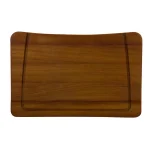 ALFI BRAND Iroko Wood Cutting Board - Italian Designed Multi-Purpose Chopping & Serving Board thumbnail 1