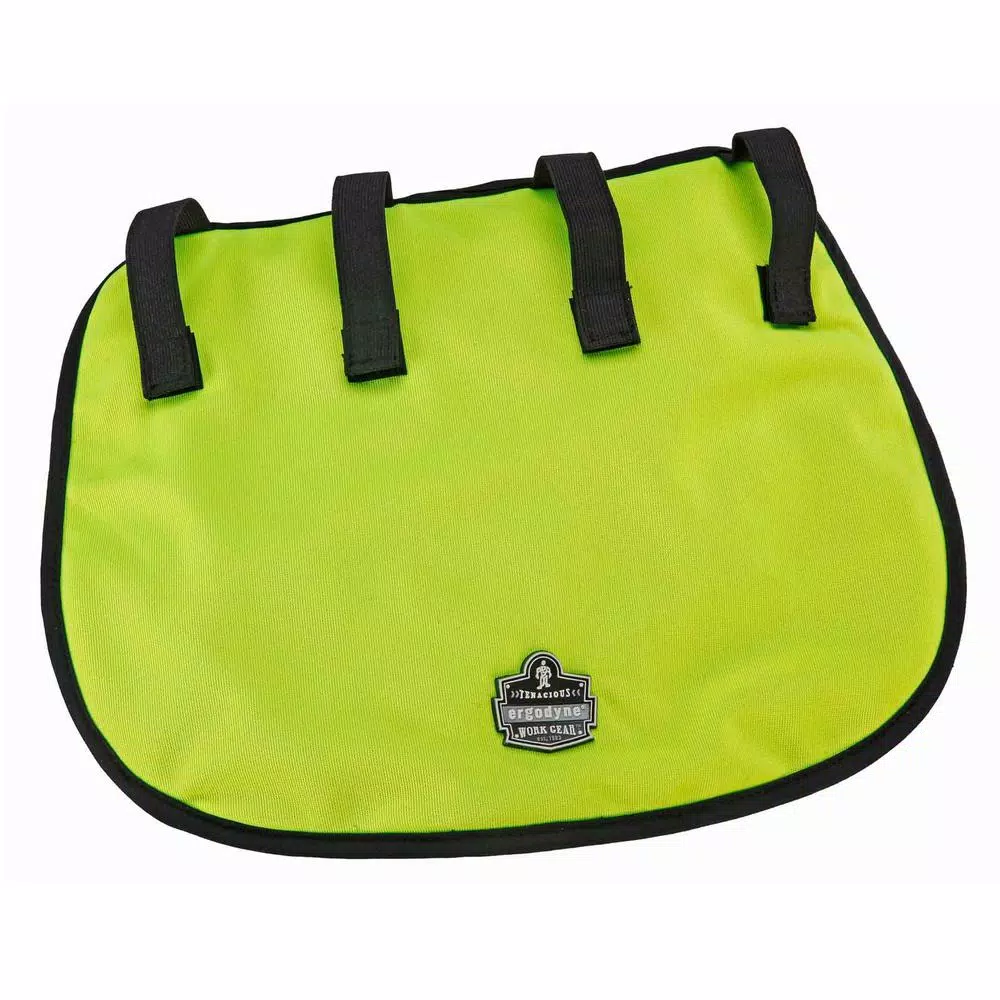 Ergodyne 6670CT Lime Evaporative Hard Hat Neck Shade with Cooling Towel