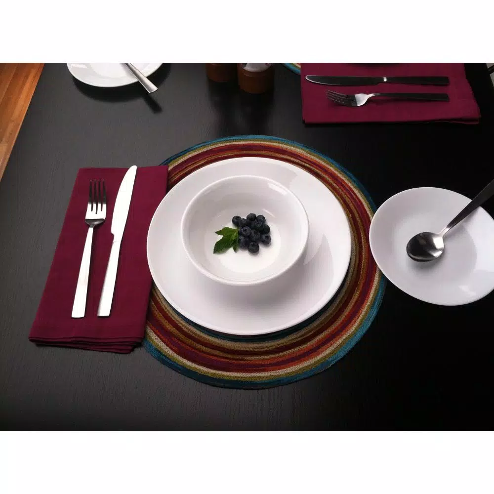 Corelle Livingware 24-Piece White Glass Dinnerware Set, Service for 4