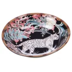 Certified International Exotic Jungle 104 oz. Earthenware Serving Bowl, Multi-Colored thumbnail 1
