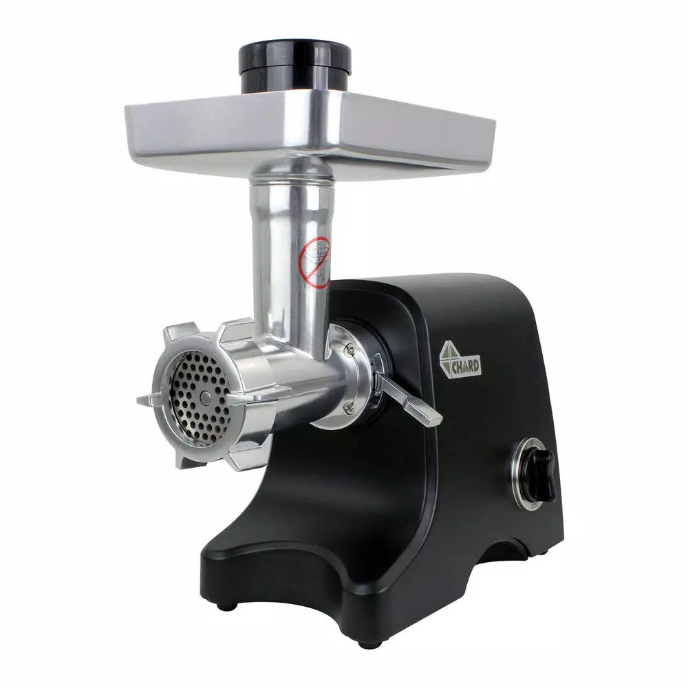 Chard Collection No. 12 500W Black Stainless Steel Meat Grinder