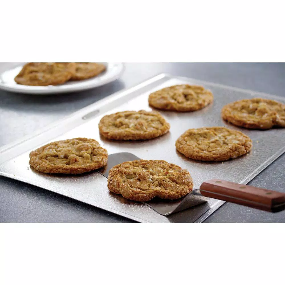 Doughmakers 10 x 14 in. Aluminum Biscuit Sheet, Original Non-Stick Pebble Pattern Baking Pan