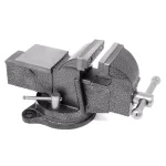 WEN 3-in. Heavy-Duty Cast Iron Bench Vise with Swivel Base thumbnail 2