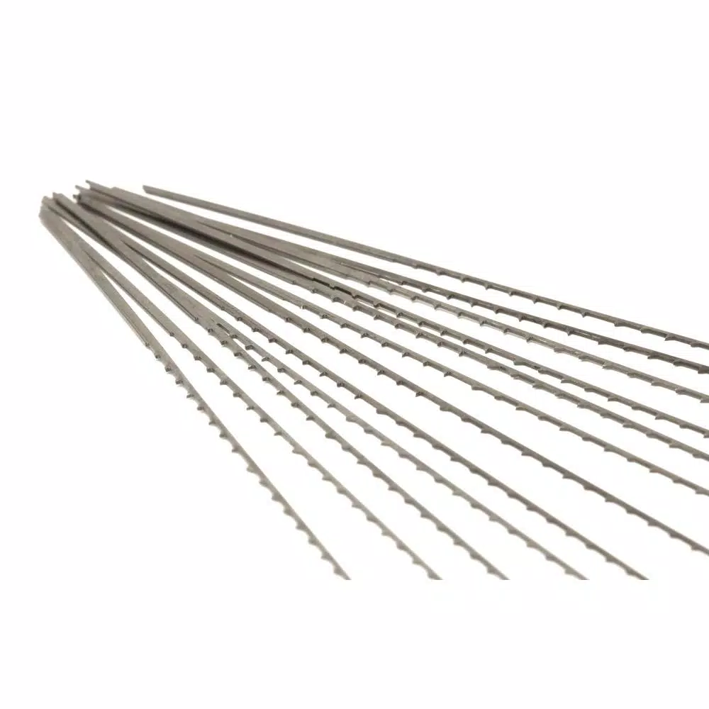 WEN #3R Modified Geometry Pinless Scroll Saw Blades, 5 in., 12-Pack