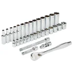 Milwaukee 3/8 in. Drive Metric 32-Piece Ratchet and Socket Set thumbnail 6