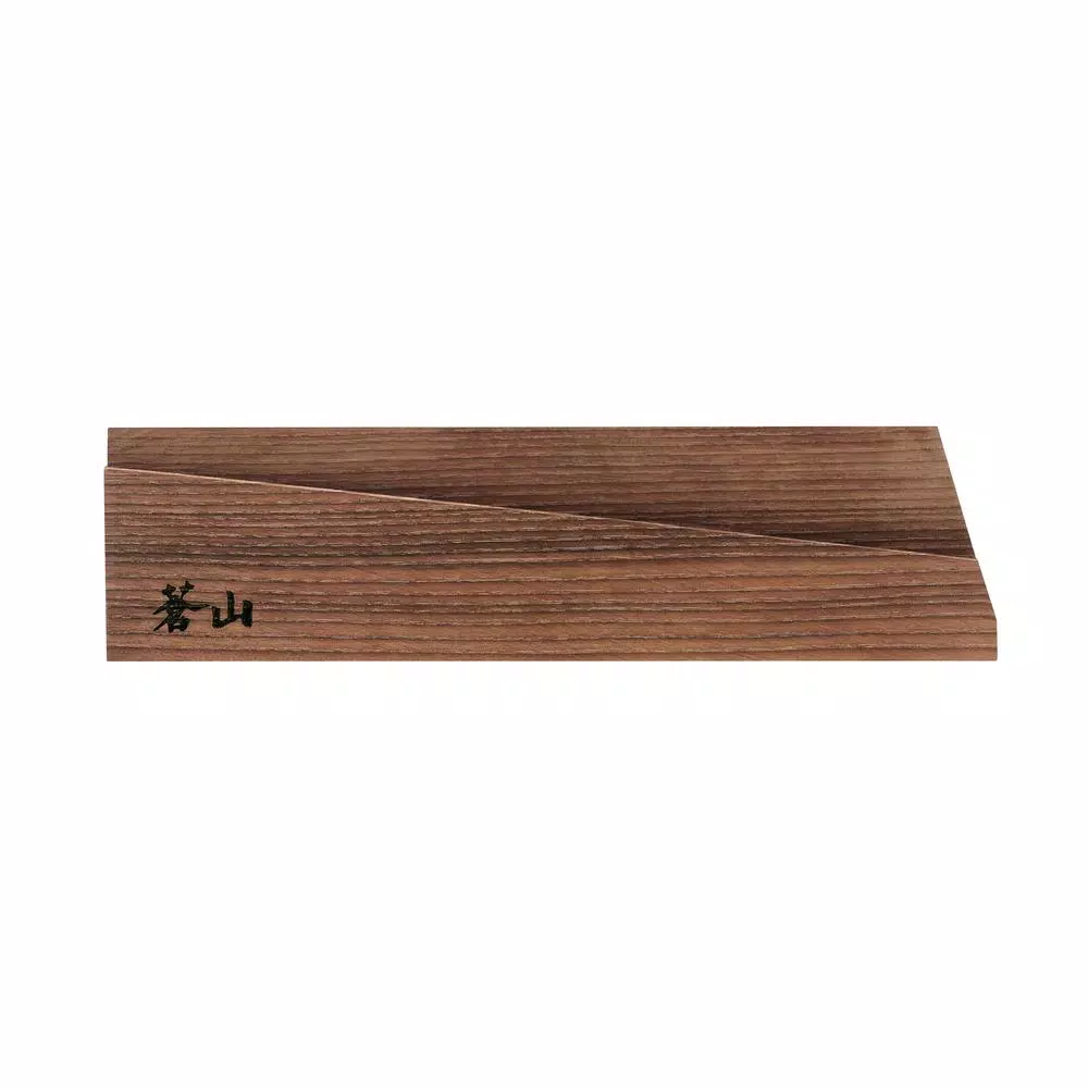 Cangshan Solid Carbonized Ash Wood Magnetic Knife Sheath for 8 in. Chef's Knife