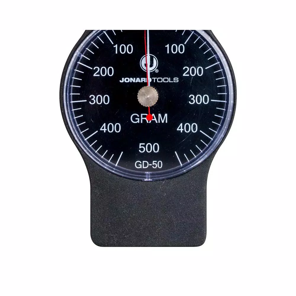 Jonard Tools 1.5 in. Dynamometer Gauge, 60-500 g Tension Force Gauge