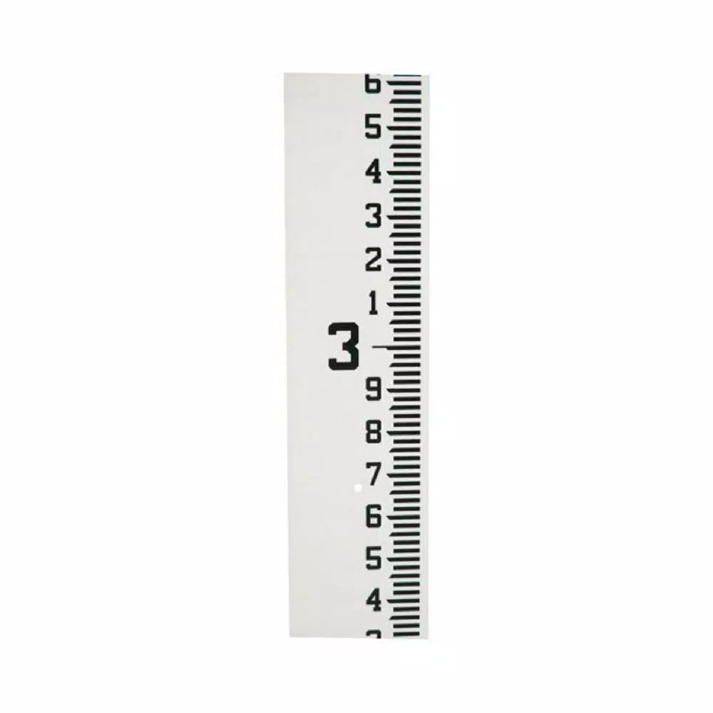 AdirPro 4 ft. Fiberglass Stream Gauge - Measures 4 ft. to 8 ft. in 100ths, 10ths, and Feet