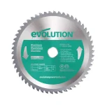 Evolution Power Tools 7 in. 54-Teeth Carbide Aluminum Cutting Saw Blade, 20 mm Arbor thumbnail 1