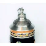 Heim Concept 16 oz. Ceramic Beer Stein with Steeple Lid, Silver thumbnail 3