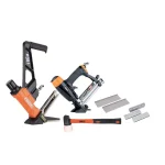 Freeman Professional Pneumatic Flooring Nailer Kit with Fasteners, 2-Piece 18-Gauge Set thumbnail 1