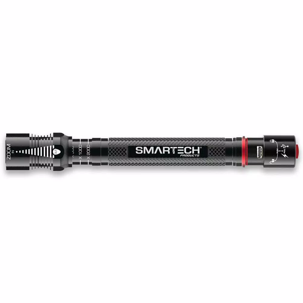 Smartech Products DuoTec HSR-2000 2000 Lumen LED Flashlight and 10500 mAh Power Bank Dual Powered Rechargeable Multi-Tool