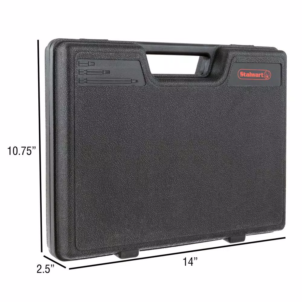 Stalwart 70-Piece Steel Screwdriver and Hand Tool Set with Carrying Case