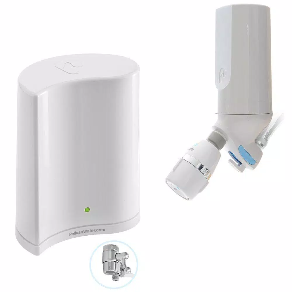 Pelican Water Pelican 3-Stage Shower and Countertop Drinking Water Purification System Combo