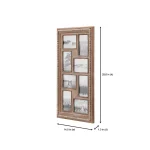 Home Decorators Collection 8-Opening Natural Beaded Wood Collage Picture Frame, 4x6, Brown thumbnail 2
