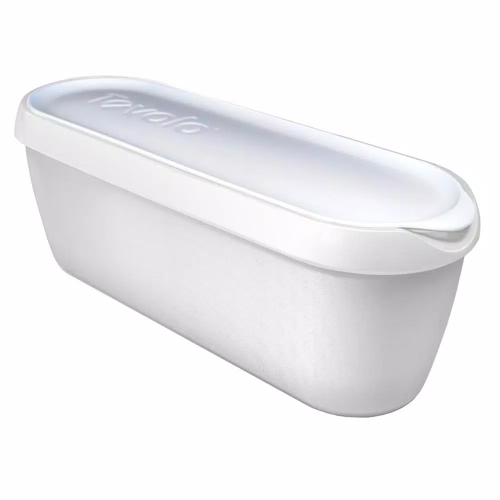 Tovolo Glide-A-Scoop 1.5 Qt. Ice Cream Tub, Insulated Airtight Reusable Freezer Container with Non-Slip Base