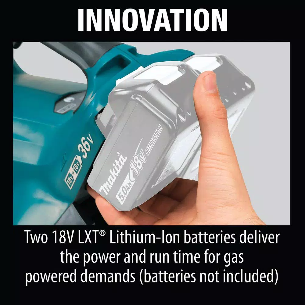Makita 18V X2 LXT 36V Cordless Blower and 14 in. Chainsaw Combo Kit with (2) 5.0 Ah Batteries and Charger