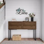 Lavish Home "Love" Metal Cutout Wall Decor Sign with Butterfly Accents thumbnail 3