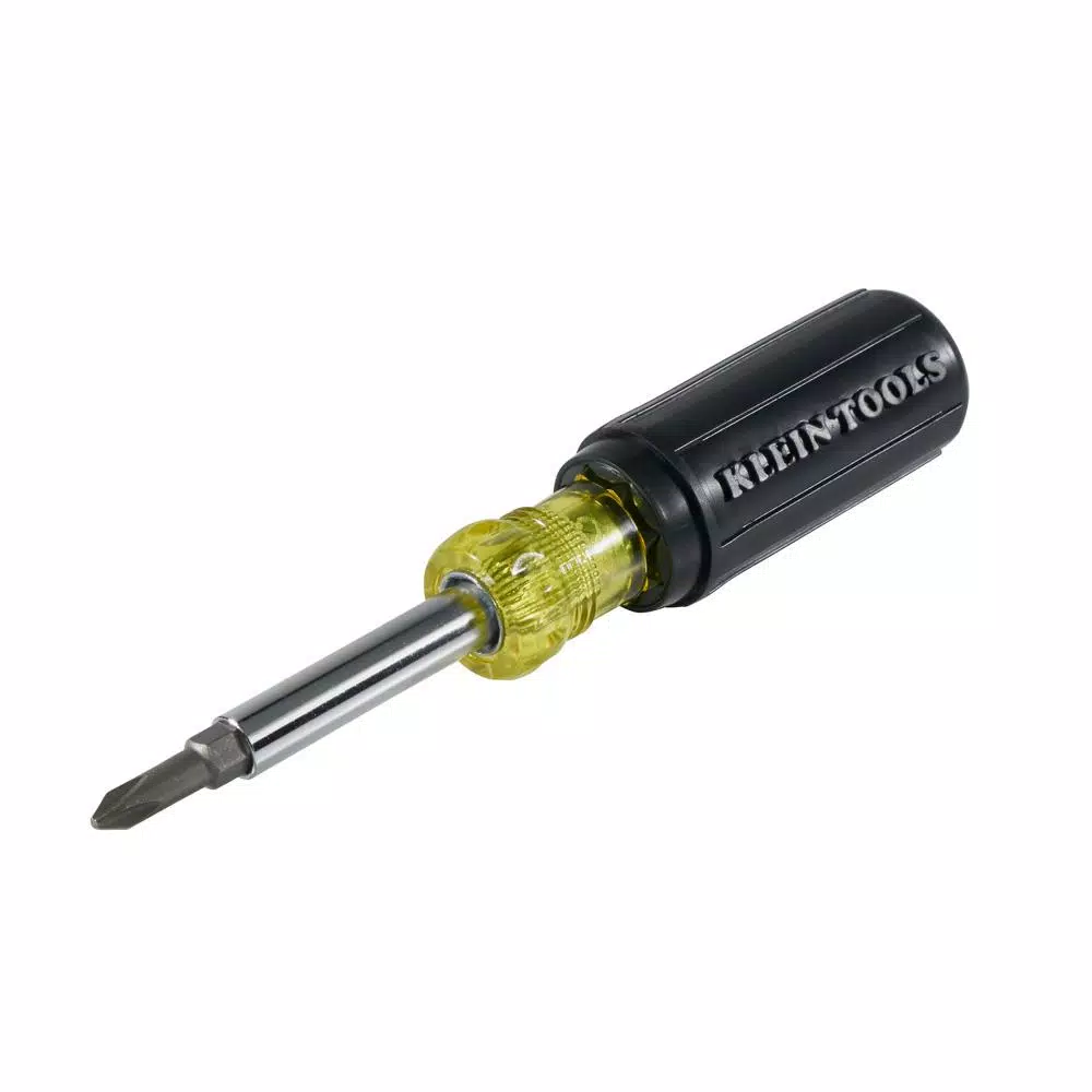 Klein Tools 5-in-1 Screwdriver and Nut Driver with Cushion Grip Handle