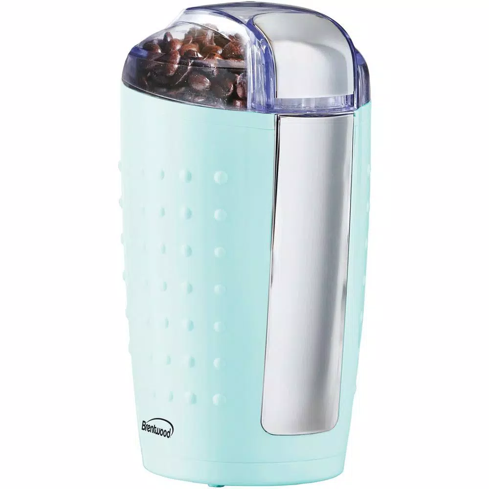Brentwood Appliances CG-158BL 4 oz. Electric Coffee and Spice Grinder, Blue
