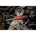 Milwaukee M12 FUEL 12V Cordless 1/4 in. Extended Reach Ratchet Kit with Metric Ratcheting Wrench Set thumbnail 9