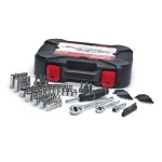 Husky 92-Piece Mechanics Tool Set with 1/4 in. and 3/8 in. Drive Ratchets and Sockets thumbnail 3