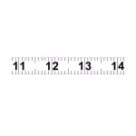 Lufkin Mezurall 12 ft. Chrome Clad Tape Measure, 1/2 in. Width thumbnail 2