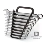 TEKTON 5 in. 9-Tool Store-and-Go Wrench Rack Keeper, Black thumbnail 2