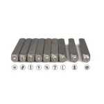 TEKTON 5/32 in. Punctuation Stamp Set, 9-Piece Alloy Steel Punch Set thumbnail 3