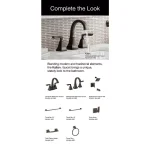 KOHLER Kallan 24 in. Single Towel Bar, Oil-Rubbed Bronze thumbnail 2