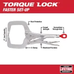 Milwaukee TORQUE LOCK 10-Piece Locking Pliers Set thumbnail 5