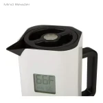 Mind Reader White 4-Cup Double Wall Thermal Coffee Carafe with Digital Temperature Display thumbnail 5